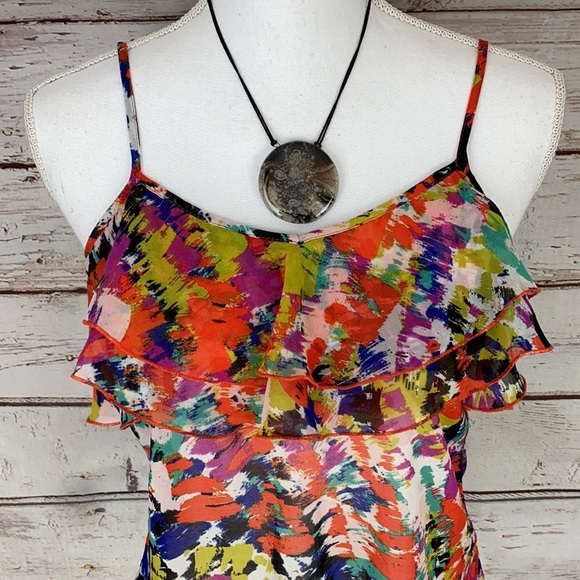 Forever 21 Multicolored Blouse Small - Picture 2 of 9